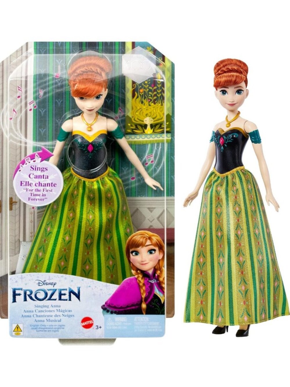Singing Anna Doll from Frozen | Signature Outfit & Iconic Song | Disney Toy